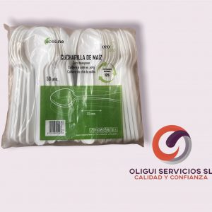 CUCHARILLAS BIODEGRADABLE MAÍZ 12,5CM