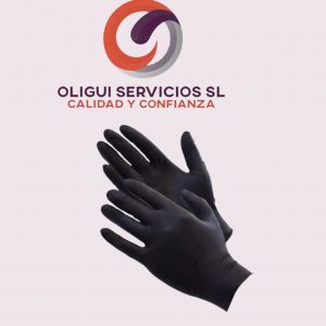 GUANTES NITRILO NEGRO
