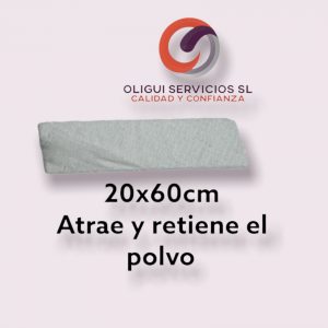 MOPAS DESECHABLES BLANCAS PP IMPREGNADAS 20X60CM